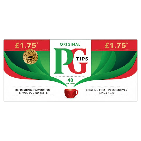 PG Tips 40 Original Tea Bags 116g