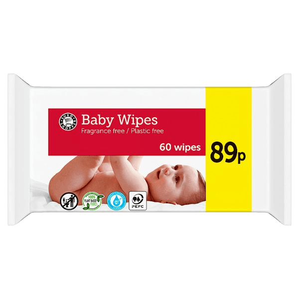 Euro Shopper 60 Baby Wipes