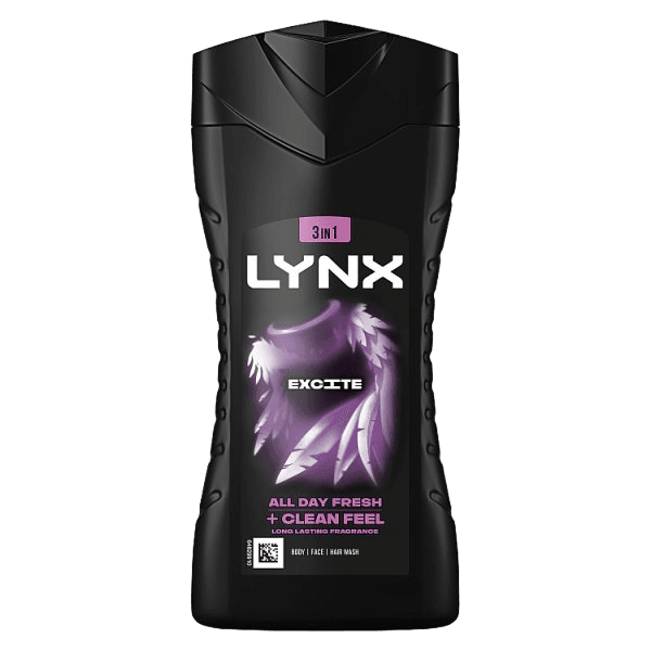 Lynx Excite 3-in-1 Body Wash 225 ml