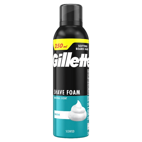 Gillette Classic Sensitive Shave Foam, 250ml