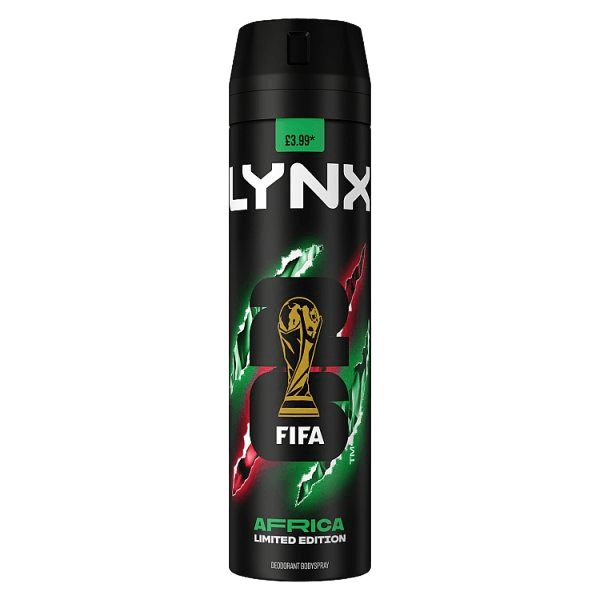 Lynx Limited Edition FIFA Africa Aerosol Body Spray 200 ml
