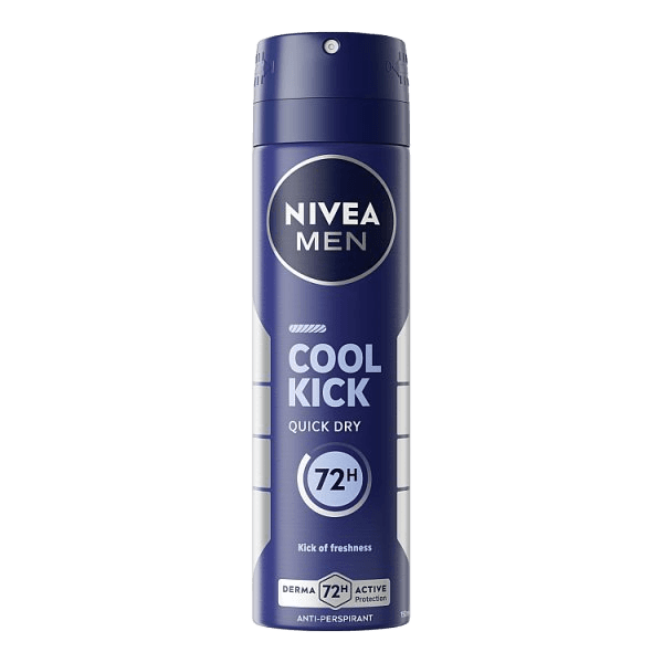 NIVEA MEN 72h Cool Kick Anti-perspirant Spray 150ml