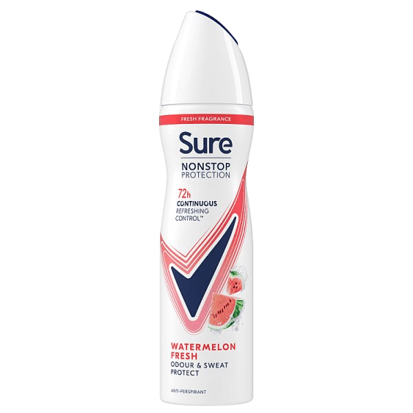 Sure Nonstop Protection Watermelon Fresh Anti-Perspirant Aerosol 150 ml