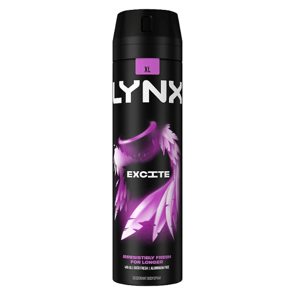 Lynx Excite Aerosol Body Spray from £3.99